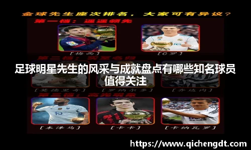 足球明星先生的风采与成就盘点有哪些知名球员值得关注